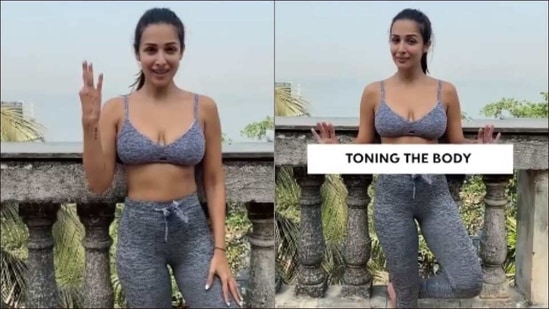 Malaika Arora reveals her 3 favourite Yoga asanas for toning the body, Watch