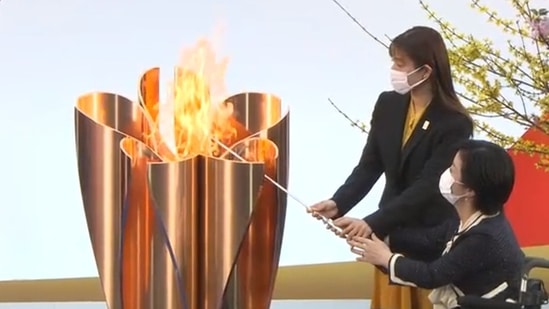 File Photo of Tokyo Olympics Torch(Twitter)