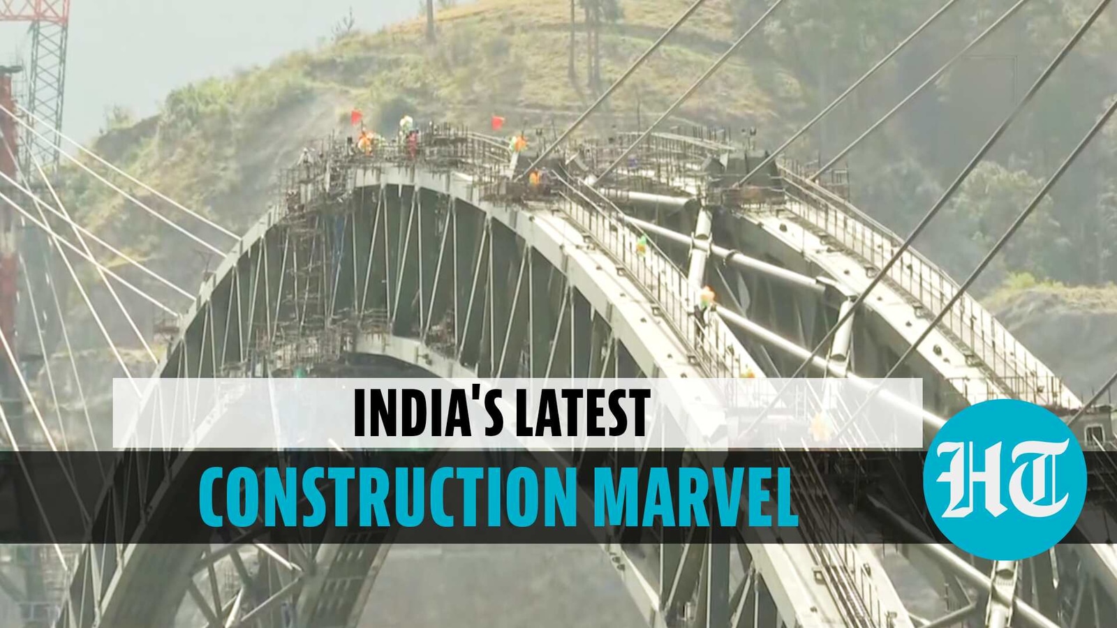 India's Latest Feat: Arch Of World's Highest Rail Bridge Completed In J ...