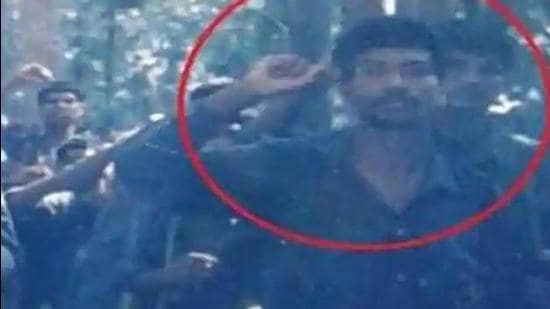 Madvi Hidma (circled in red) heads the first military battalion of the CPI (Maoist). (HT photo)
