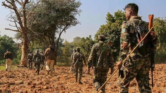 As many as 22 security personnel were killed in an ambush by the Maoists in Chhattisgarh's Bastar district on April 3.(PTI FILE PHOTO)