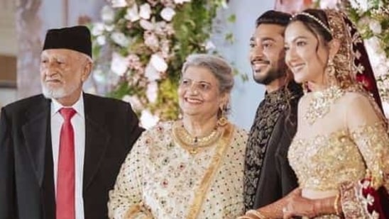 Gauahar Khan's father died on March 5.