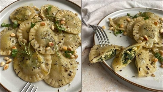 Recipe Om Nom Nom Your Way Through Tuesday With Spinach And Ricotta Ravioli Hindustan Times