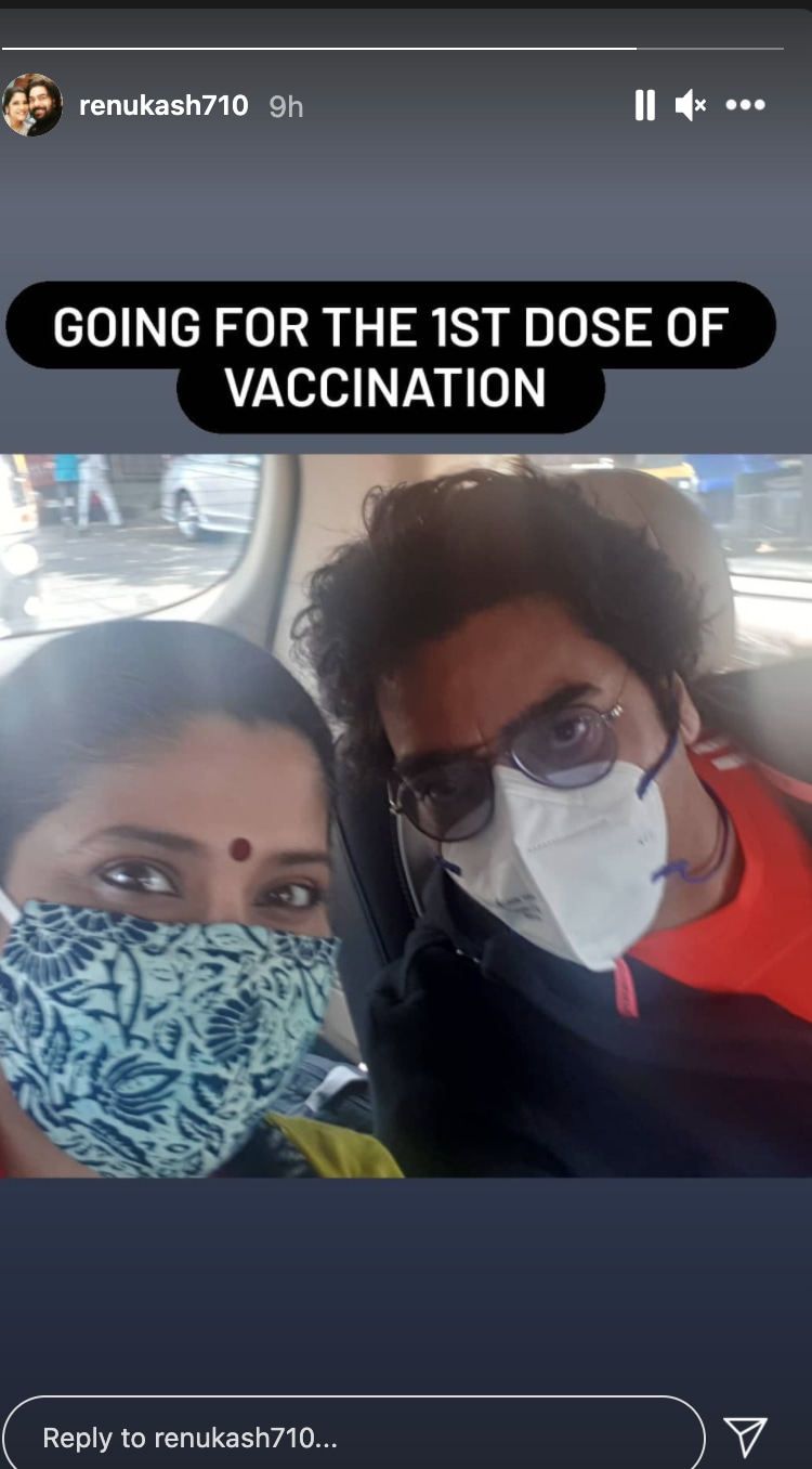 Renuka's post-vaccination post. Renuka's post-vaccination post.
