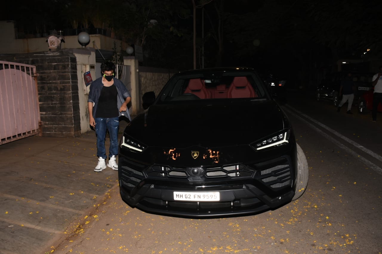 Kartik with his new car.