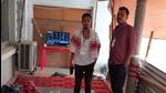 Congress workers outside the strong room at Silchar in Cachar district of Assam. (Biswa Kalyan Purkayastha/HT PHOTO.) Congress workers outside the strong room at Silchar in Cachar district of Assam. (Biswa Kalyan Purkayastha/HT PHOTO.)