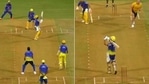 Chennai Super Kings' intra-squad practice match(CSK / Twitter) Chennai Super Kings' intra-squad practice match(CSK / Twitter)