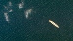 Satellite photo from Planet Labs Inc. shows the Iranian cargo ship MV Saviz in the Red Sea off the coast of Yemen.(AP) Satellite photo from Planet Labs Inc. shows the Iranian cargo ship MV Saviz in the Red Sea off the coast of Yemen.(AP)