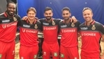 Shane Watson (second to left) with his teammates at RCB in 2016.(Shane Watson/Instagram) Shane Watson (second to left) with his teammates at RCB in 2016.(Shane Watson/Instagram)