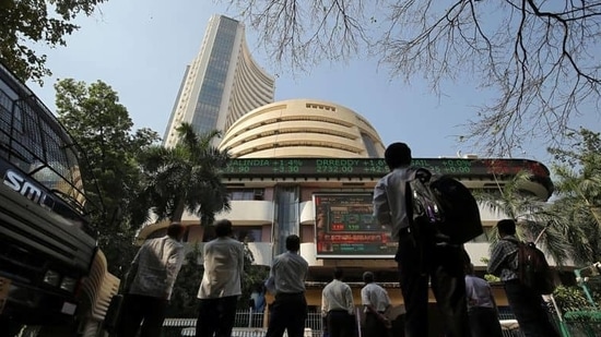 The 30-share BSE index jumped 460.37 points or 0.94 per cent to finish at 49,661.76. The broader NSE Nifty advanced 135.55 points or 0.92 per cent to 14,819.05.(Reuters )