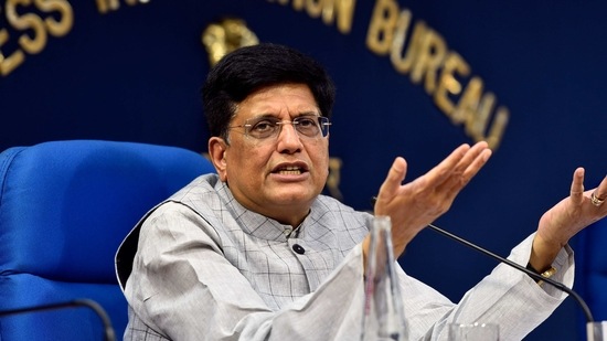 Union minister Piyush Goyal said the seven PLI schemes already approved had received an encouraging response from investors.(Sanjeev Verma/HT Photo)