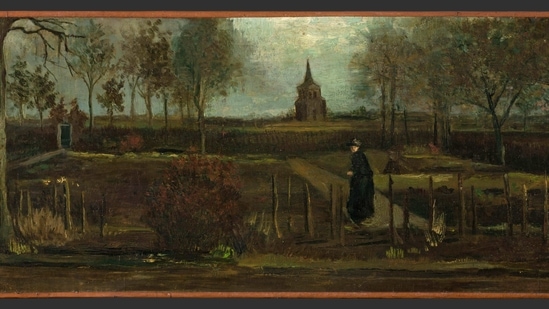 This image provided by the Groninger Museum on Monday March 30, 2020, shows Dutch master Vincent van Gogh's painting titled "The Parsonage Garden at Nuenen in Spring" which was stolen from the Singer Museum in Laren, Netherlands. (AP) This image provided by the Groninger Museum on Monday March 30, 2020, shows Dutch master Vincent van Gogh's painting titled "The Parsonage Garden at Nuenen in Spring" which was stolen from the Singer Museum in Laren, Netherlands. (AP)