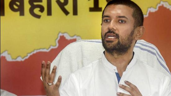 Patna: LJP chief chirag Paswan presided over the most disastrous election for the party in 2020. (PTI)