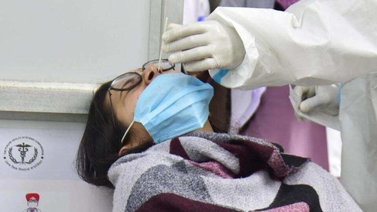 On Tuesday, Chhattisgarh recorded its highest-ever Covid-19 cases.(HT File Photo)