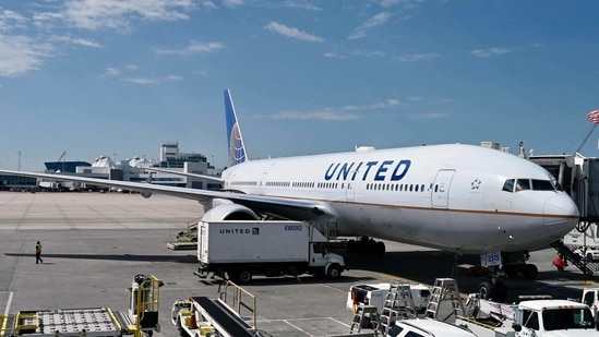 United faces a small shortage of pilots in the near term. (AFP) United faces a small shortage of pilots in the near term. (AFP)