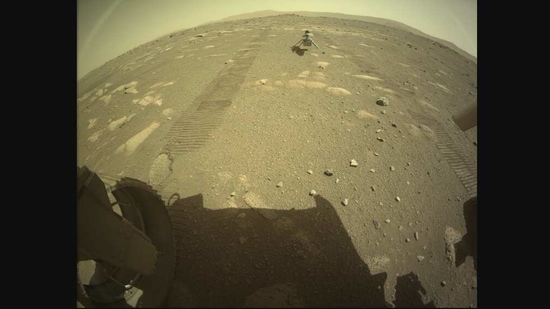 The image is taken by NASA's Perseverance Mars Rover.(Twitter/@NASAJPL)