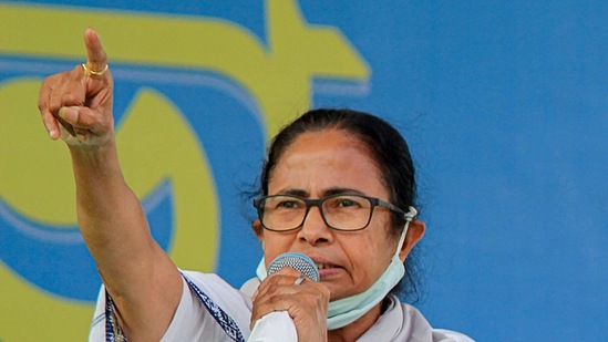 The chief minister, meanwhile, alleged that BJP activists were occupying polling booths and attacking TMC candidates.(PTI file photo)