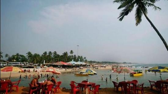 Goa Police have been told to crackdown on those not wearing masks in crowded places such as beaches. (REUTERS) Goa Police have been told to crackdown on those not wearing masks in crowded places such as beaches. (REUTERS)