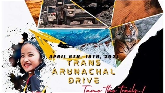 Trans Arunachal Drive 2021 to bring state's tourism industry back to its foot(Twitter/ArunachalTsm)