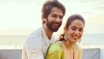 Shahid Kapoor and Mira Rajput pose together. Shahid Kapoor and Mira Rajput pose together.