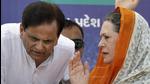 Congress leader Sonia Gandhi with Ahmed Patel. (PTI) Congress leader Sonia Gandhi with Ahmed Patel. (PTI)
