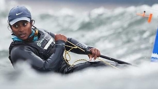 Indian woman sailor Nethra Kumanan(Instagram/nethrakumanan) Indian woman sailor Nethra Kumanan(Instagram/nethrakumanan)