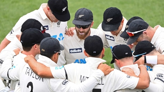New Zealand team in a huddle(AP) New Zealand team in a huddle(AP)