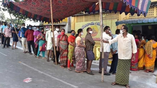In all, there are 660 ZPTCs and 9,984 MPTCs in Andhra Pradesh, of which as many as 126 ZPTCs and 2,363 MPTCs were elected unanimously during the beginning of the election process in March 2020. (PTI PHOTO.) In all, there are 660 ZPTCs and 9,984 MPTCs in Andhra Pradesh, of which as many as 126 ZPTCs and 2,363 MPTCs were elected unanimously during the beginning of the election process in March 2020. (PTI PHOTO.)