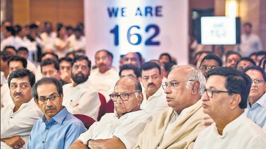 The three parties in the ruling Maharashtra Vikas Aghadi (MVA) government did not have a clear strategy to fight the controversies. Their face-saving measures, too, came very late, believe insiders. (HT File) The three parties in the ruling Maharashtra Vikas Aghadi (MVA) government did not have a clear strategy to fight the controversies. Their face-saving measures, too, came very late, believe insiders. (HT File)