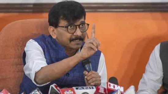 Shiv Sena leader Sanjay Raut.(HT File photo)