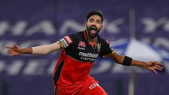 Royal Challengers Bangalore player Mohammed Siraj(PTI)