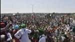 Farmers agitating against the Centre’s three farm laws had blocked the Kundli Manesar Palwal (KMP) Expressway or the Western Peripheral Expressway to mark 100 days of the movement on March 6. (HT file photo) Farmers agitating against the Centre’s three farm laws had blocked the Kundli Manesar Palwal (KMP) Expressway or the Western Peripheral Expressway to mark 100 days of the movement on March 6. (HT file photo)