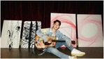 Henry Lau with his artwork(Reuters) Henry Lau with his artwork(Reuters)