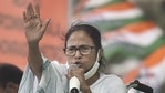 West Bengal chief minister Mamata Banerjee addresses an election campaign rally.(PTI) West Bengal chief minister Mamata Banerjee addresses an election campaign rally.(PTI)