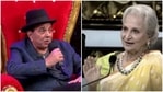 Actors Dharmendra and Waheeda Rehman on the sets of Dance Deewane Season 3. Actors Dharmendra and Waheeda Rehman on the sets of Dance Deewane Season 3.