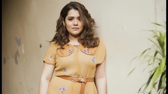 Actor Shikha Talsania recently shot for a yet-to-be-announced web show in Gurugram