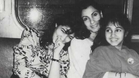 Twinkle Khanna often shared throwback pictures with her family members.