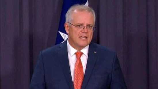 Australian Prime Minister Scott Morrison speaks during a news conference in Canberra, Australia.(AP) Australian Prime Minister Scott Morrison speaks during a news conference in Canberra, Australia.(AP)