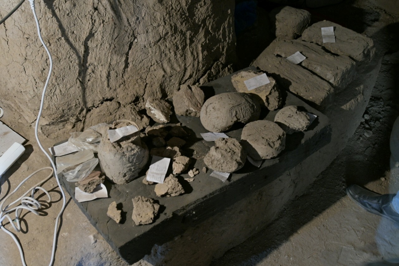 Archeological discoveries are seen in Luxor, Egypt, in this photo. (via REUTERS)