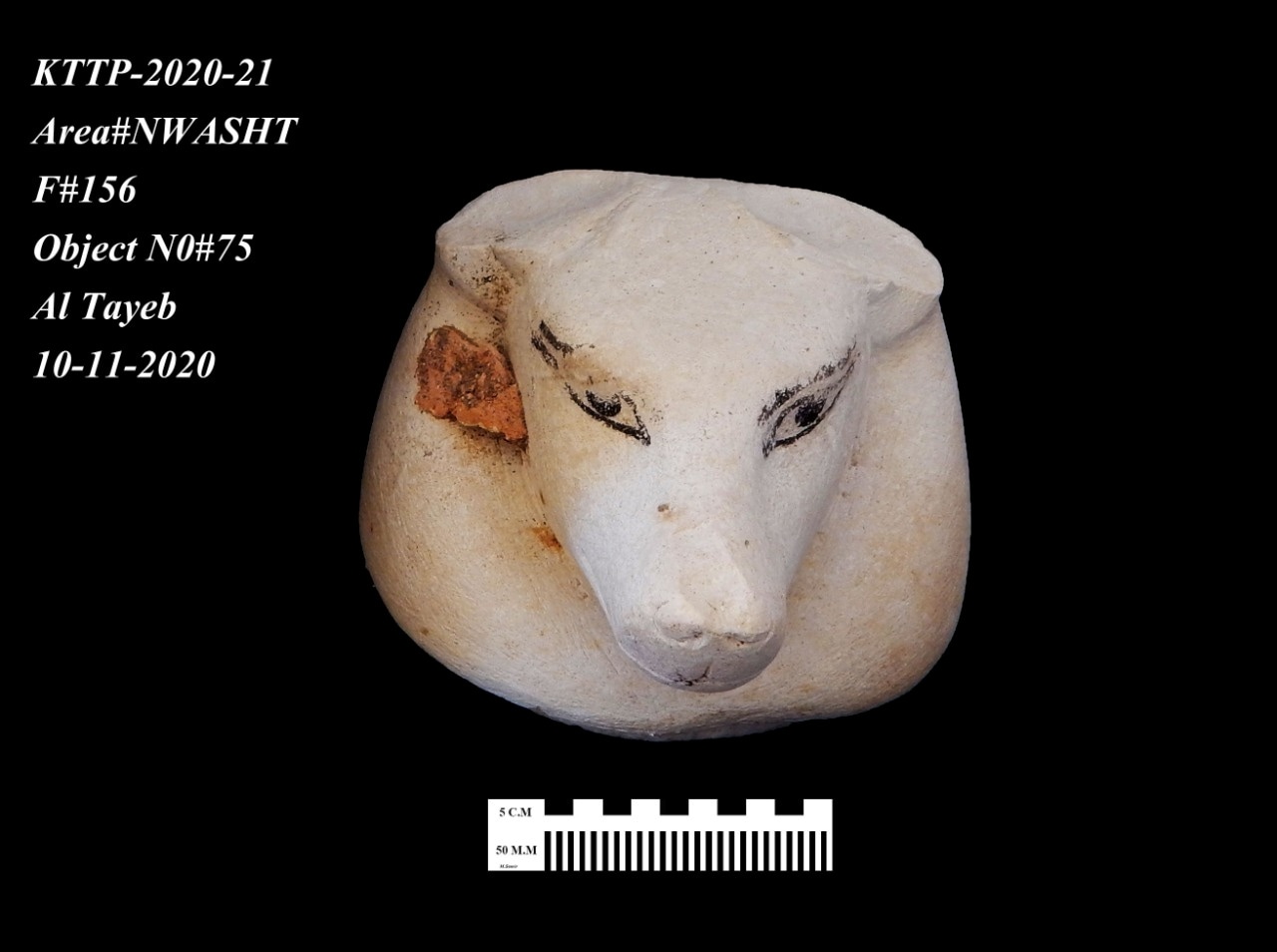 A new archaeological discovery is seen in Egypt, in this photo. (via REUTERS)