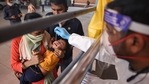 Delhi alone recorded over 8,500 new cases on Friday, while Maharashtra reported more than 58,000. (Photo by Sanchit Khanna / Hindustan Times) Delhi alone recorded over 8,500 new cases on Friday, while Maharashtra reported more than 58,000. (Photo by Sanchit Khanna / Hindustan Times)