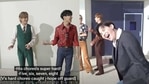 BTS members feature in a behind-the-scene clip from their song Dynamite. BTS members feature in a behind-the-scene clip from their song Dynamite.