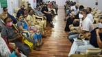 Mumbai: People wait for their turn to receive a dose of COVID-19 vaccine, as coronavirus cases surge in Mumbai, Saturday, April 10, 2021. (PTI Photo/Kunal Patil)(PTI04_10_2021_000145B)(PTI) Mumbai: People wait for their turn to receive a dose of COVID-19 vaccine, as coronavirus cases surge in Mumbai, Saturday, April 10, 2021. (PTI Photo/Kunal Patil)(PTI04_10_2021_000145B)(PTI)
