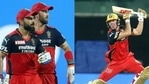 Virat Kohli, AB de Villiers (right) and Glenn Maxwell (centre) of Royal Challengers Bangalore.(Twitter) Virat Kohli, AB de Villiers (right) and Glenn Maxwell (centre) of Royal Challengers Bangalore.(Twitter)