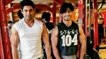 Sidharth Shukla and Vidyut Jammwal training in the gym together.