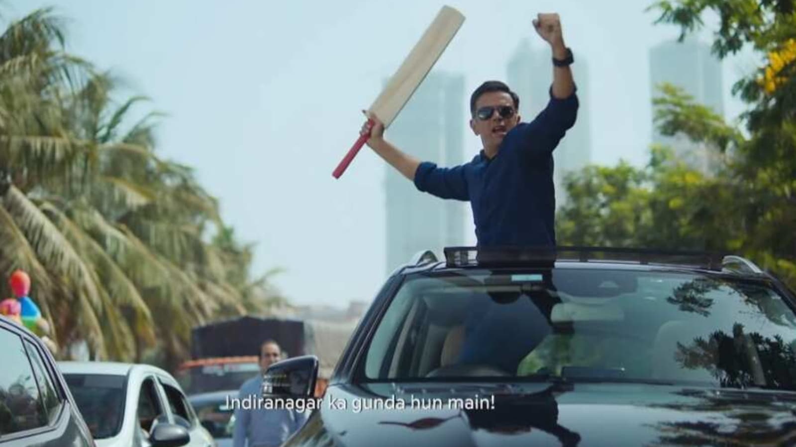 Virat Kohli reacts to Rahul Dravid’s hilarious ‘Indiranagar ka gunda’ viral ad