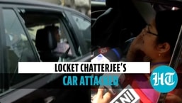 Locket Chatterjee's car attacked