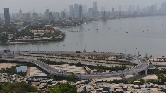 Bandra Reclamation in Mumbai(Satish Bate/HT Photo)
