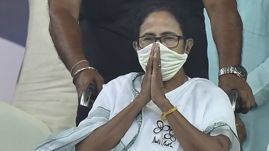 The fresh notice cited Banerjee’s speeches on March 28 and April 7 in which she allegedly accused central forces of intimidating voters. (PTI Photo) The fresh notice cited Banerjee’s speeches on March 28 and April 7 in which she allegedly accused central forces of intimidating voters. (PTI Photo)