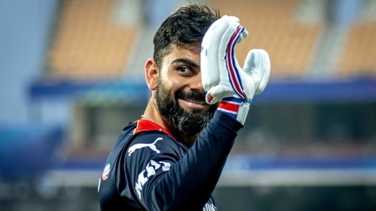 Chennai: Virat Kohli, captain of Royal Challengers Bangalore during Vivo Indian Premier League 2021 match between Mumbai Indians and Royal Challengers Bangalore, at M. A. Chidambaram Stadium in Chennai, Friday, April 9, 2021. (PTI Photo/Sportzpics)(PTI04_09_2021_000262A)(PTI)